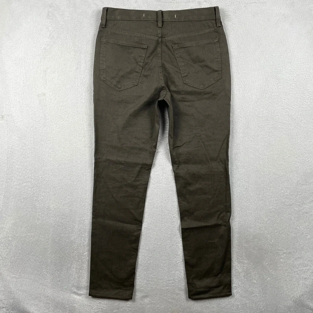 Banana Republic Traveler Pants Men 30x28 Slim Fit Brown Linen Blend Tapered